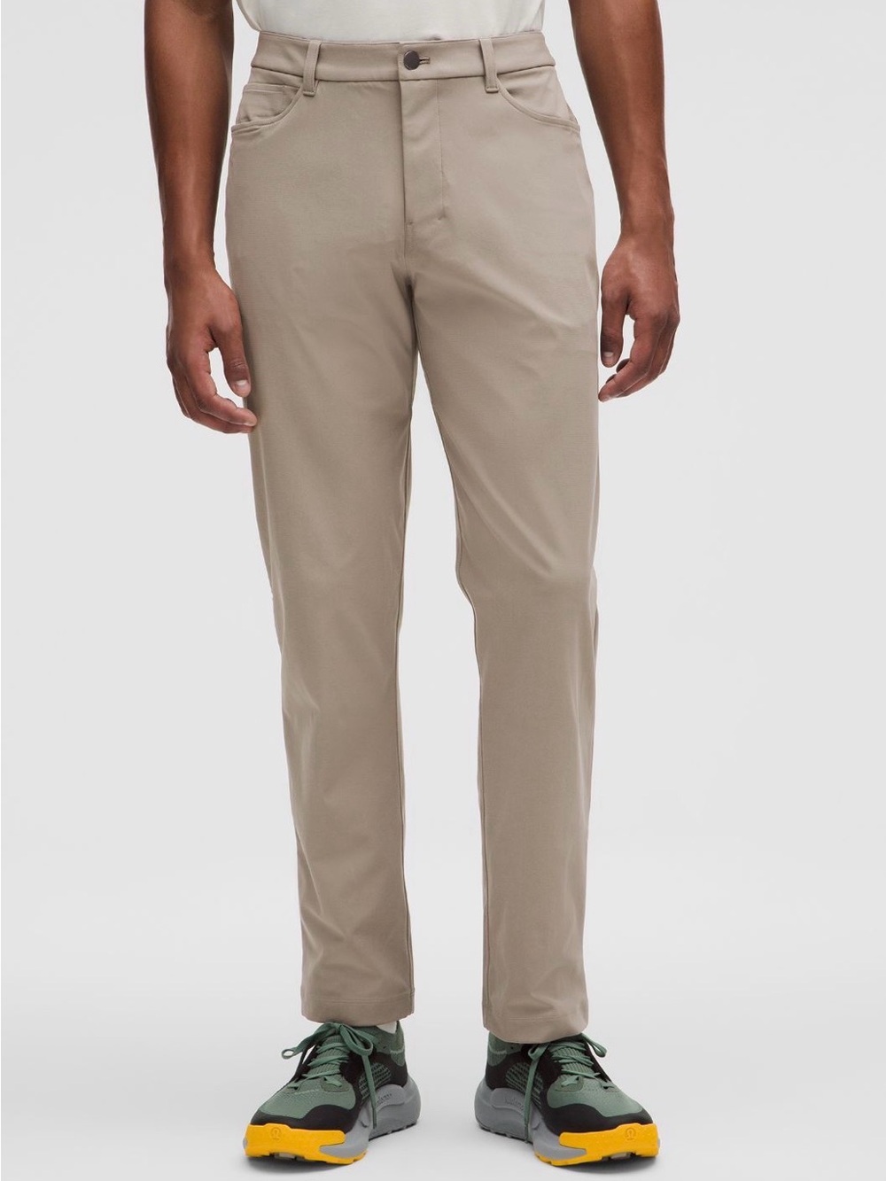 Lululemon ABC 5 Pocket Pant Slim 32 x 30" Khaki LM5AO48 Chino Trouser Mens Warp